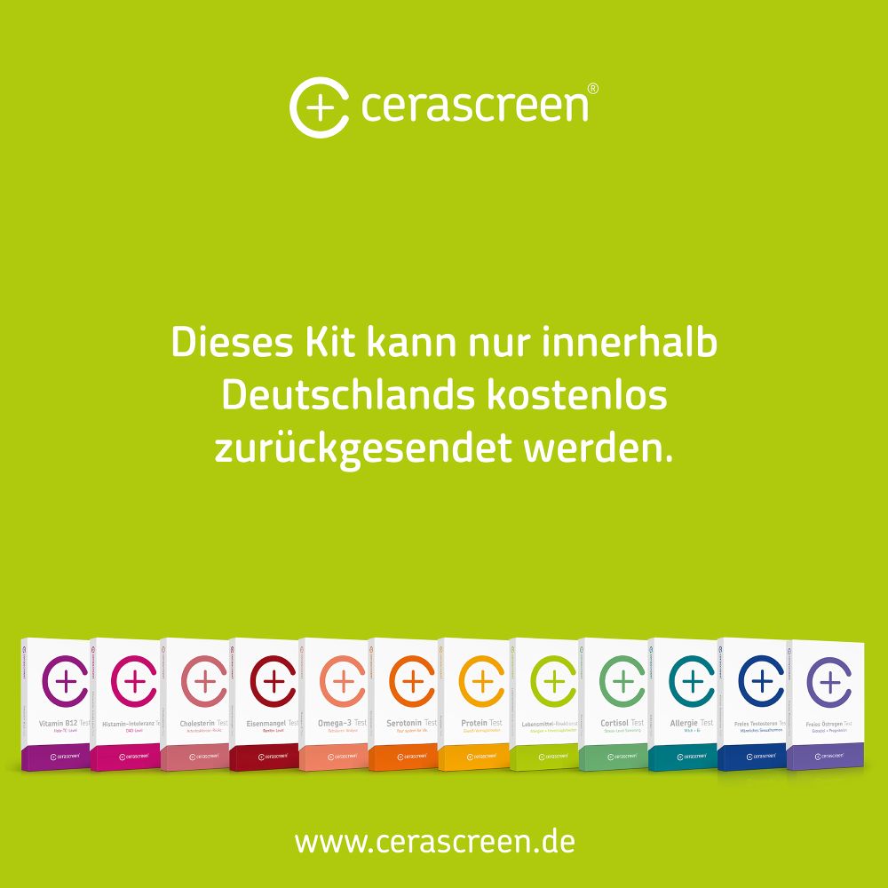 cerascreen DNA Herzgesundheits Test 1 St Test