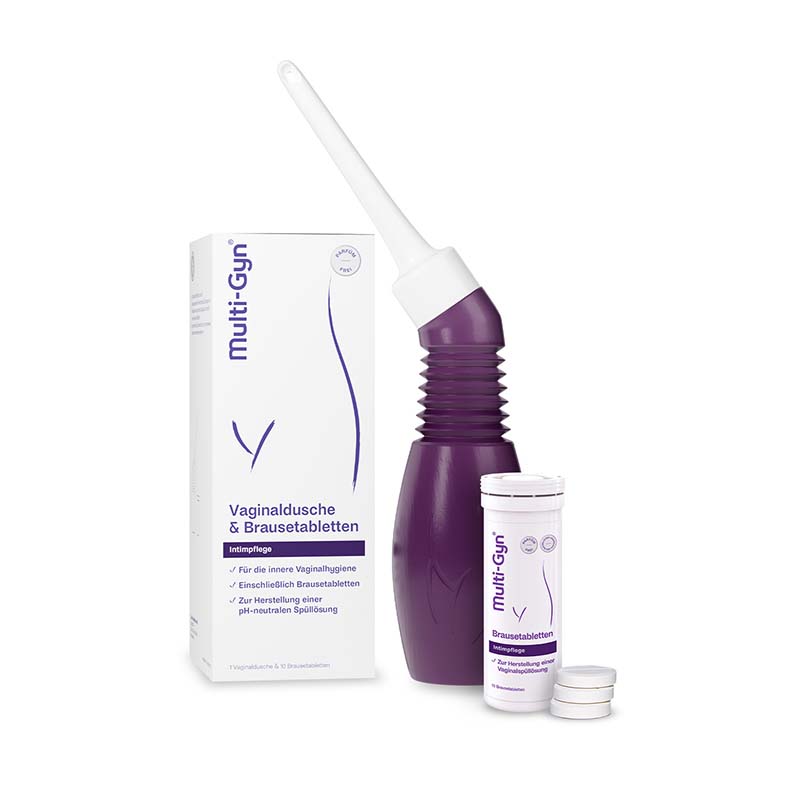 Multi-Gyn Vaginaldusche Kombipack 1 Packung Brausetabletten