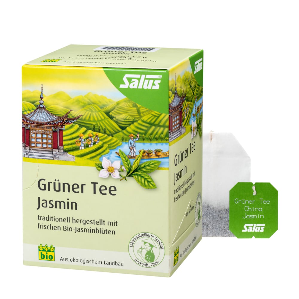 Salus Grüner Tee Jasmin 15 St Filterbeutel