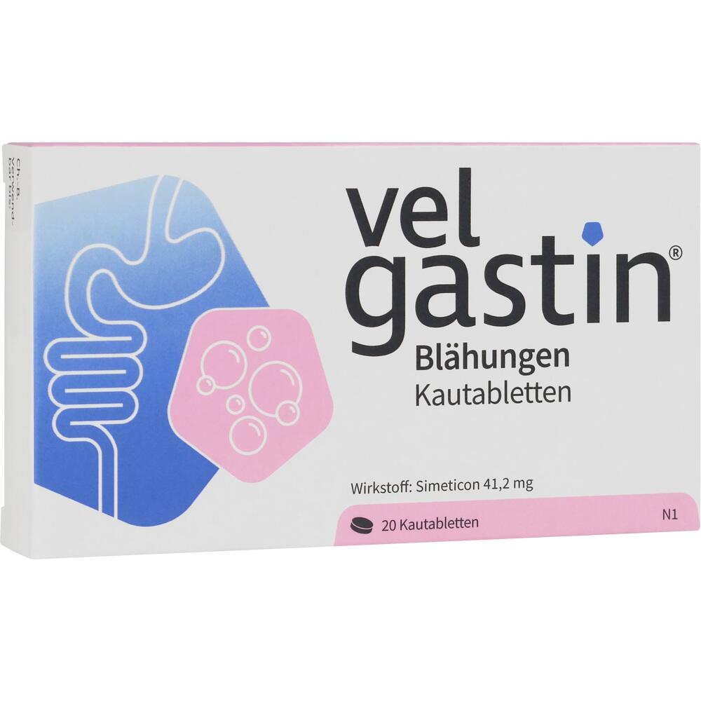 velgastin Blähungen 20 St Kautabletten