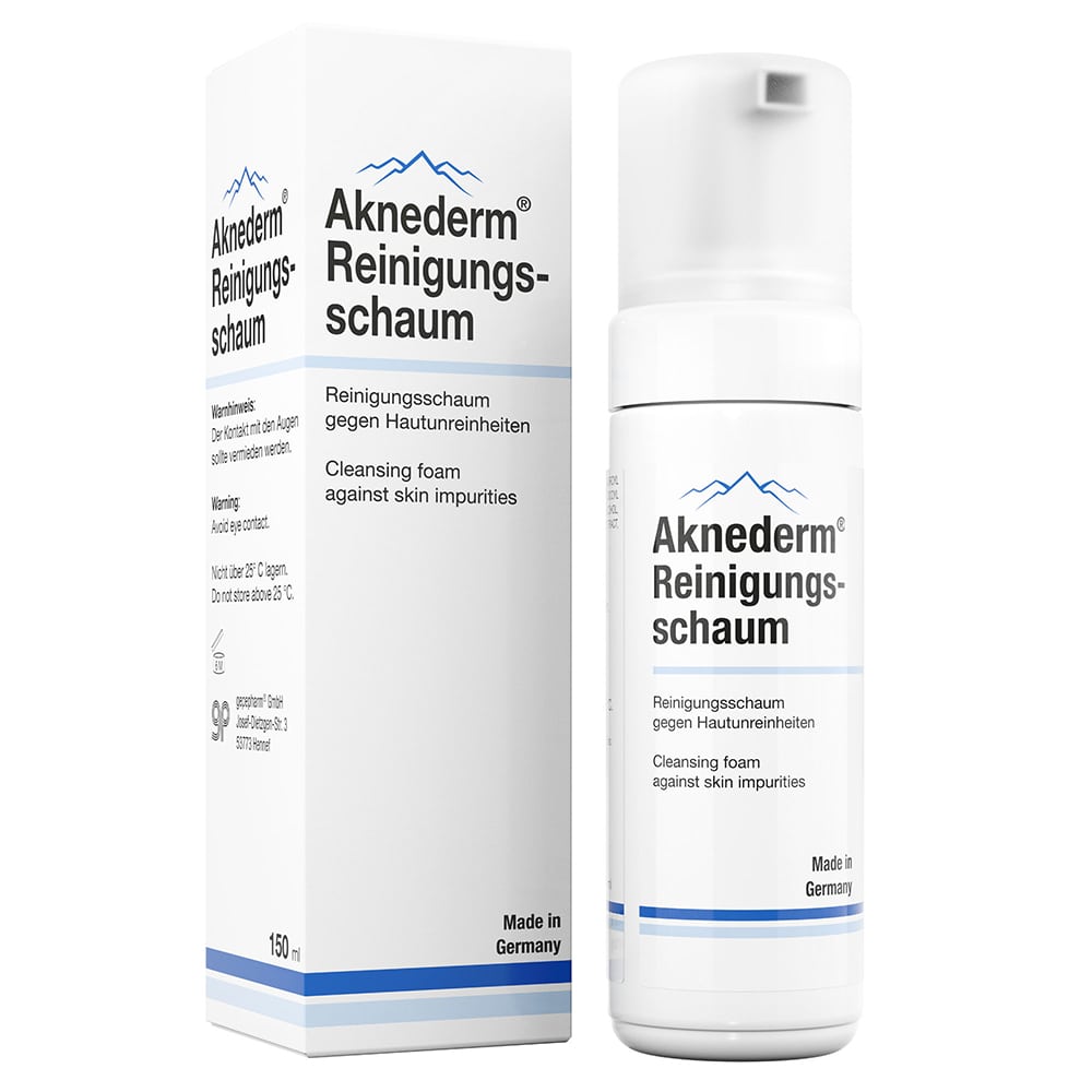 Aknederm Reinigungsschaum 150 ml Schaum