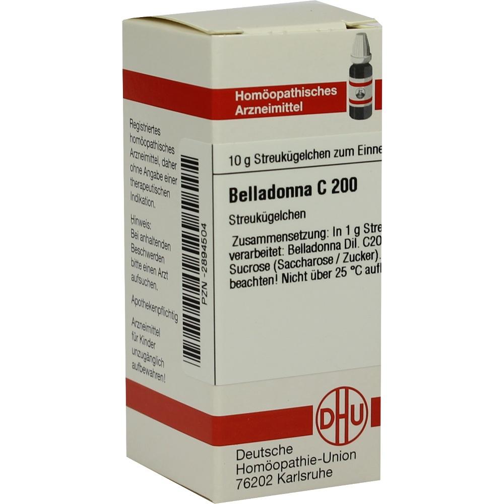 BELLADONNA C 200 Globuli 10 g Globuli