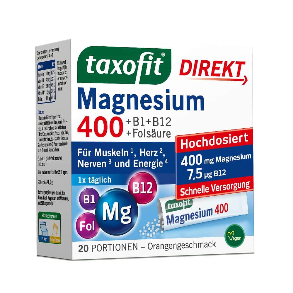 taxofit DIREKT Magnesium 400 20 St Granulat
