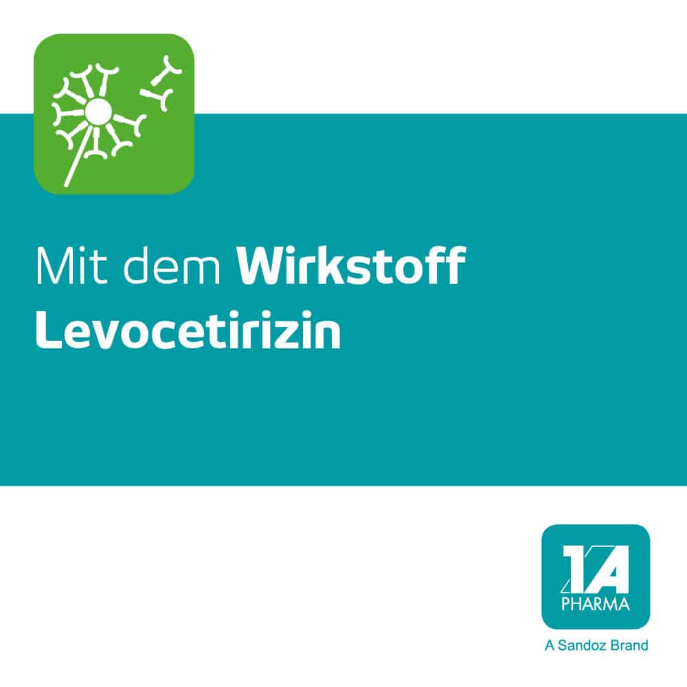 Levocetirizin-1a Pharma 5 mg  100 St Filmtabletten