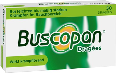 Buscopan Dragees - bei Bauchschmerzen & Bauchkrämpfen 50 St Überzogene Tabletten