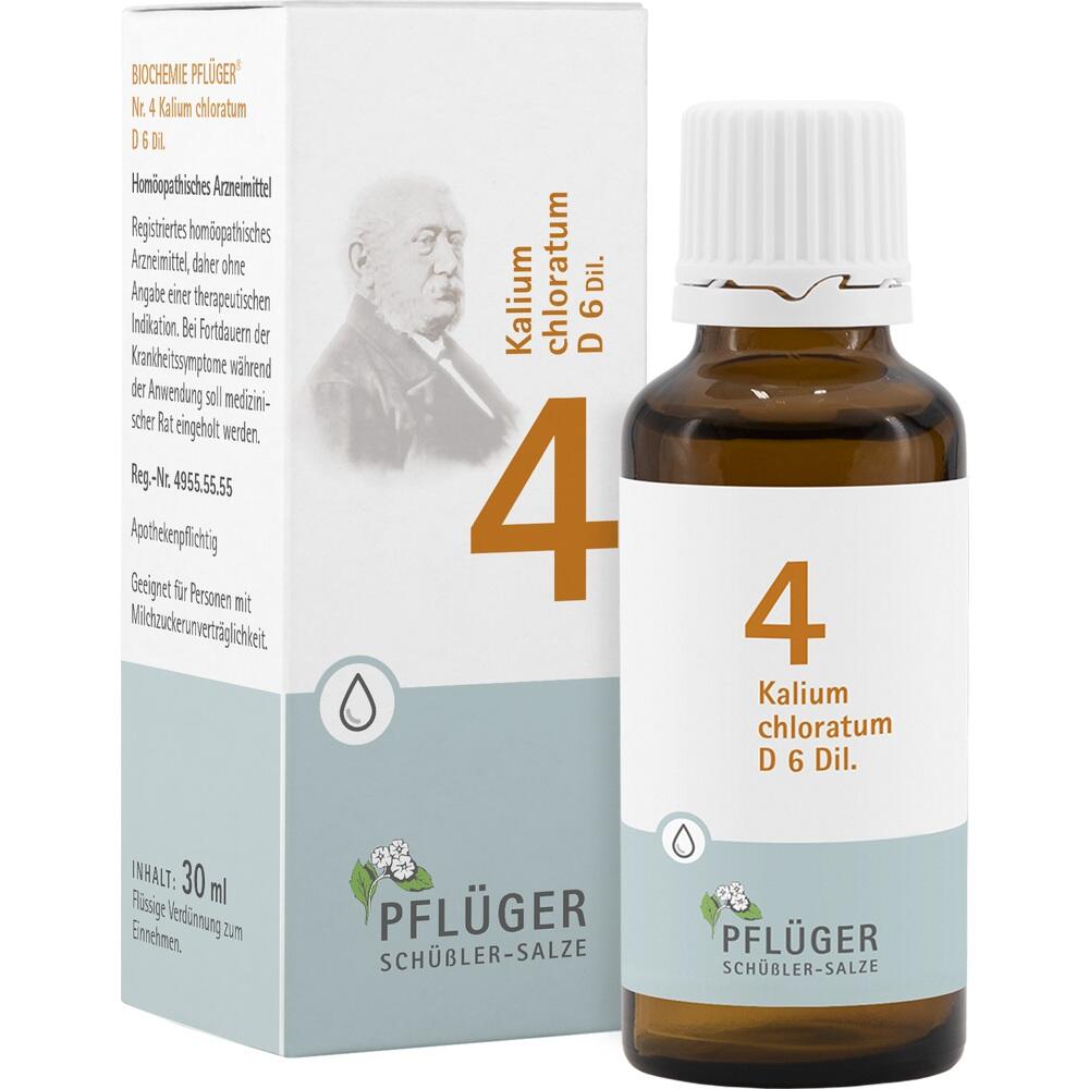 Schüßler-Salz Nr. 4 Kalium chloratum D6 30 ml Tropfen