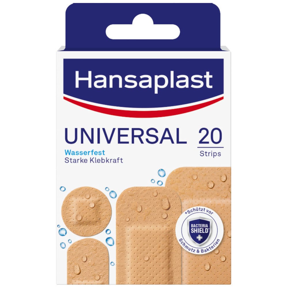 Hansaplast UNIVERSAL 20 Strips 20 St Pflaster