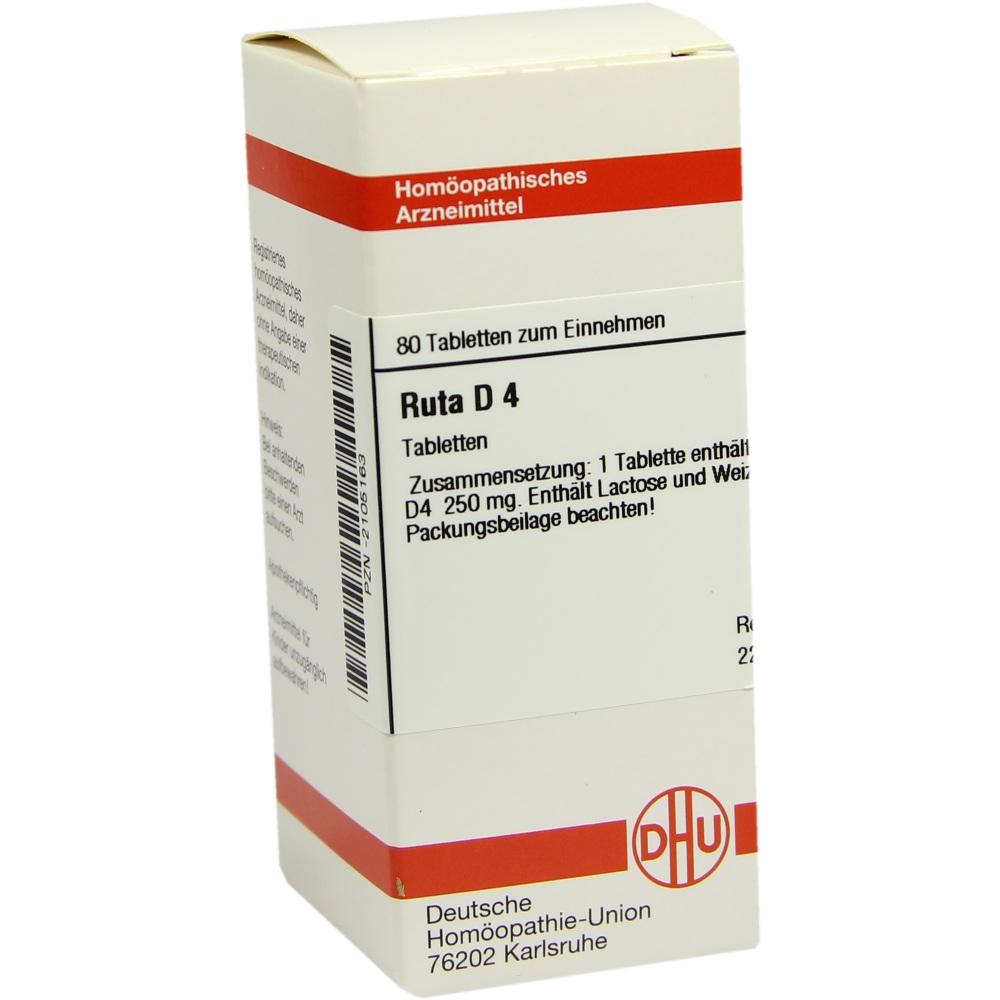 RUTA D 4 Tabletten 80 St Tabletten