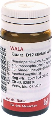 WALA Quarz D12 20 g Globuli