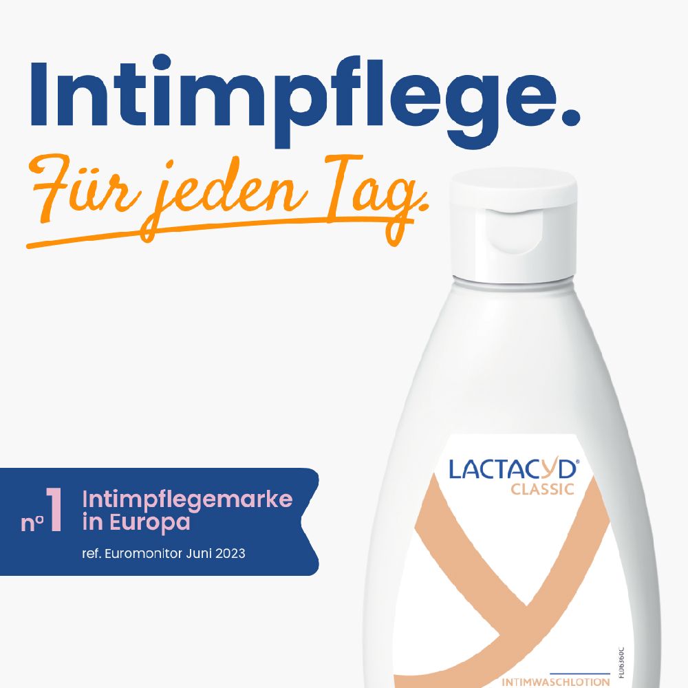 LACTACYD CLASSIC INTIMWASCHLOTION 400 ml Lotion LACTACYD CLASSIC INTIMWASCHLOTION 400 ml Lotion