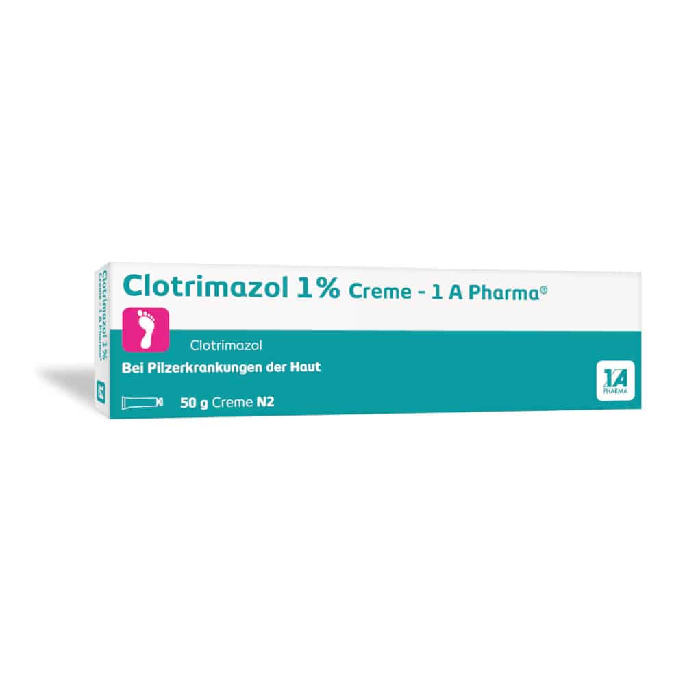 Clotrimazol 1% Creme-1A Pharma 50 g Creme