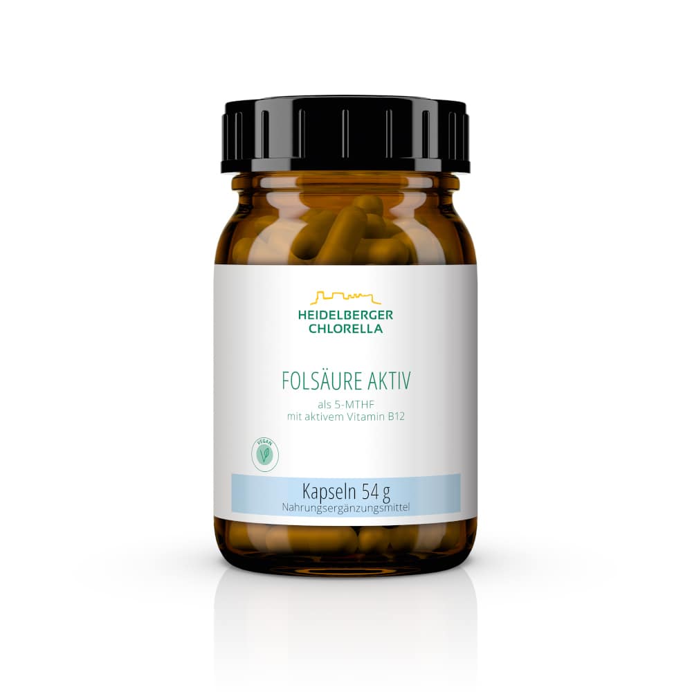 Folsäure aktiv + Vitamin B12 aktiv 120 St Kapseln