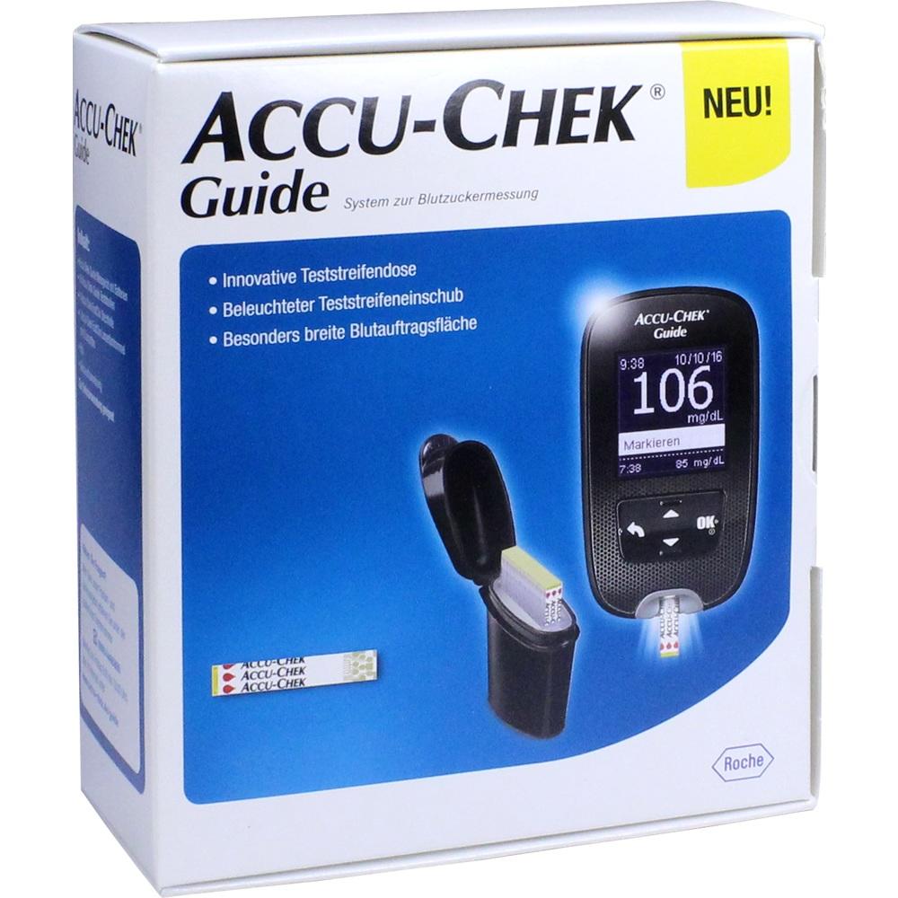 ACCU-CHEK Guide Blutzuckermessgerät Set mg/dl 1 St