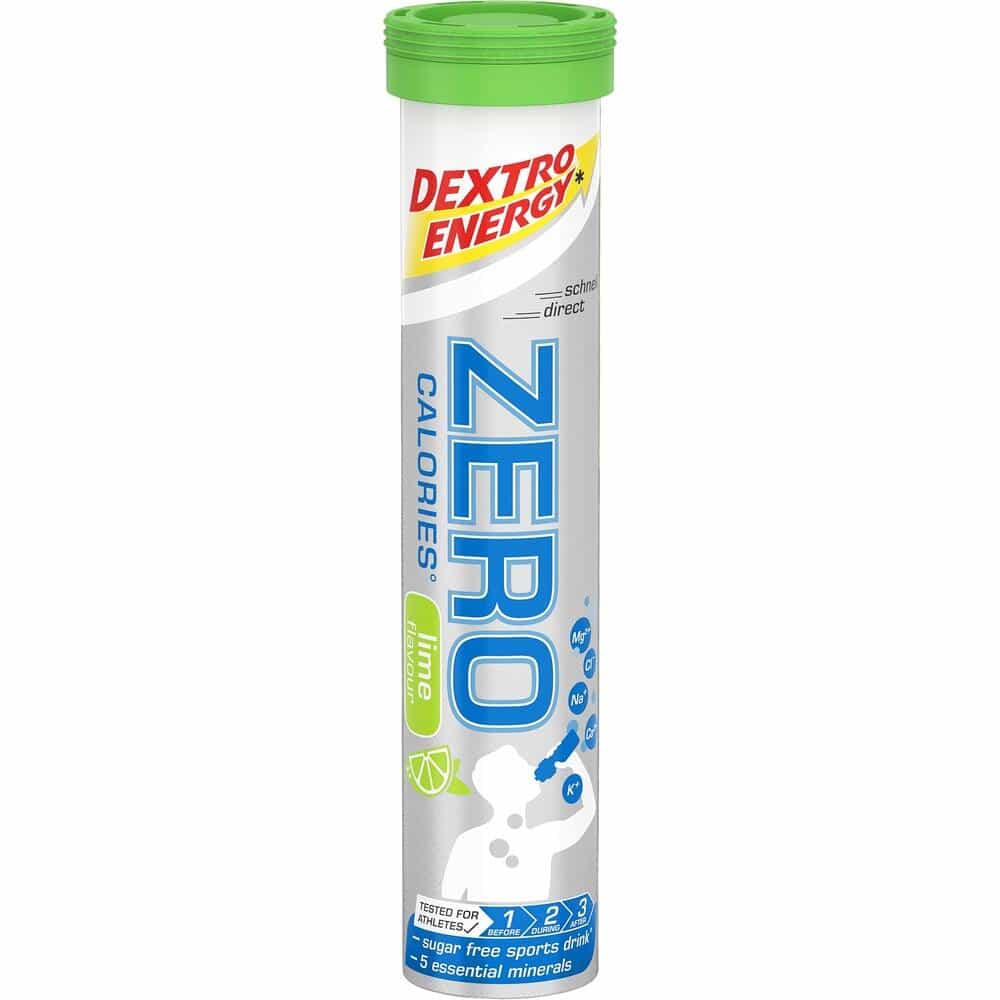 DEXTRO ENERGY ZERO CALORIES lime flavour 20 St Brausetabletten