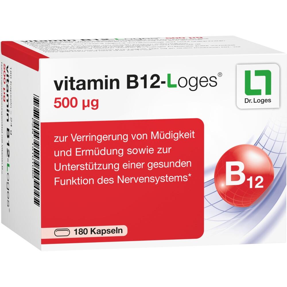 vitamin B12-Loges 500 µg 180 St Kapseln