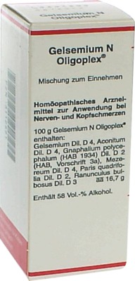 GELSEMIUM N Oligoplex Liquidum 50 ml Liquidum