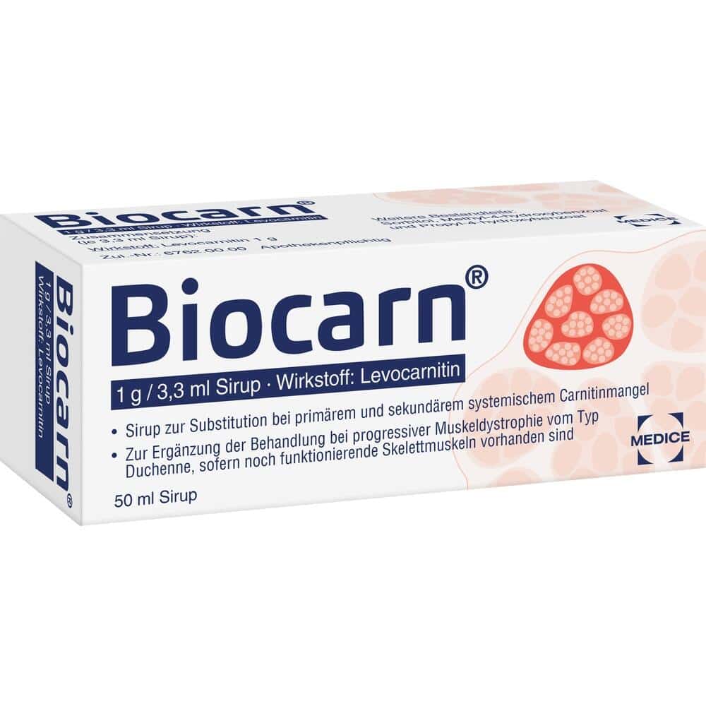 Biocarn Sirup bei Carnitinmangel  50 ml Sirup