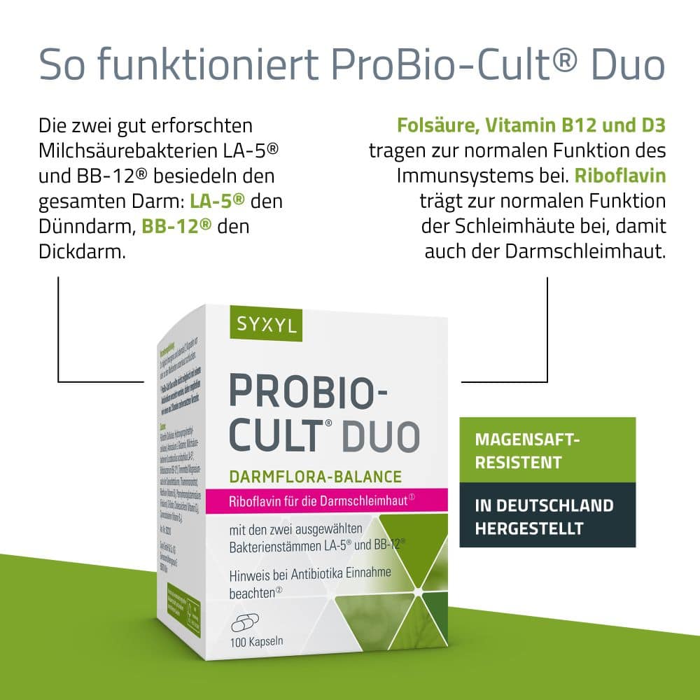 PROBIO-CULT DUO DARMFLORA-BALANCE 100 St Kapseln