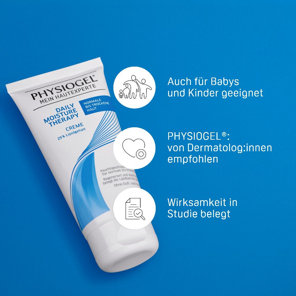 PHYSIOGEL DAILY MOISTURE THERAPY CREME normale bis trockene Haut 150 ml Creme