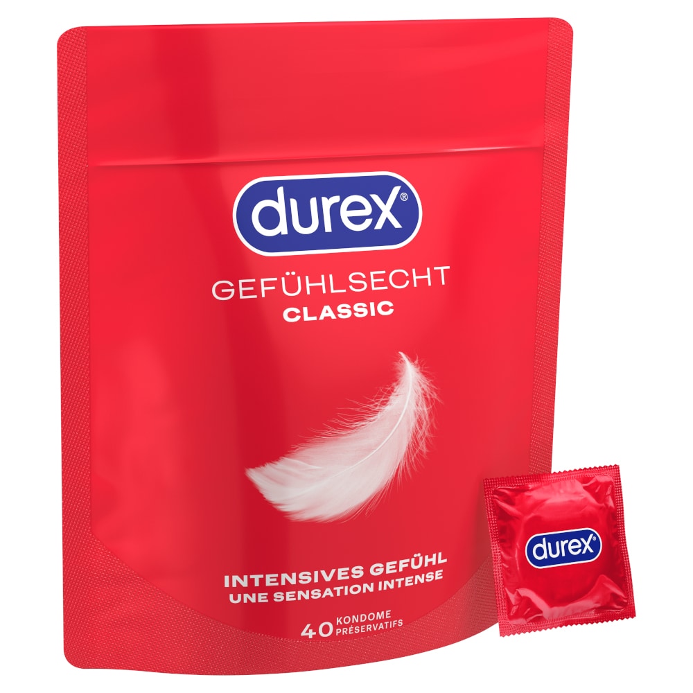 durex Gefühlsecht CLASSIC VORTEILSPACK 40 St Kondome