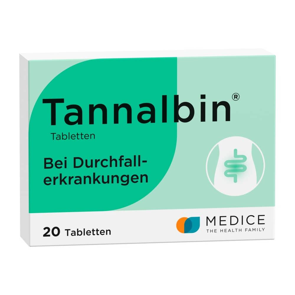 Tannalbin bei Durchfallerkrankungen 20 St Tabletten
