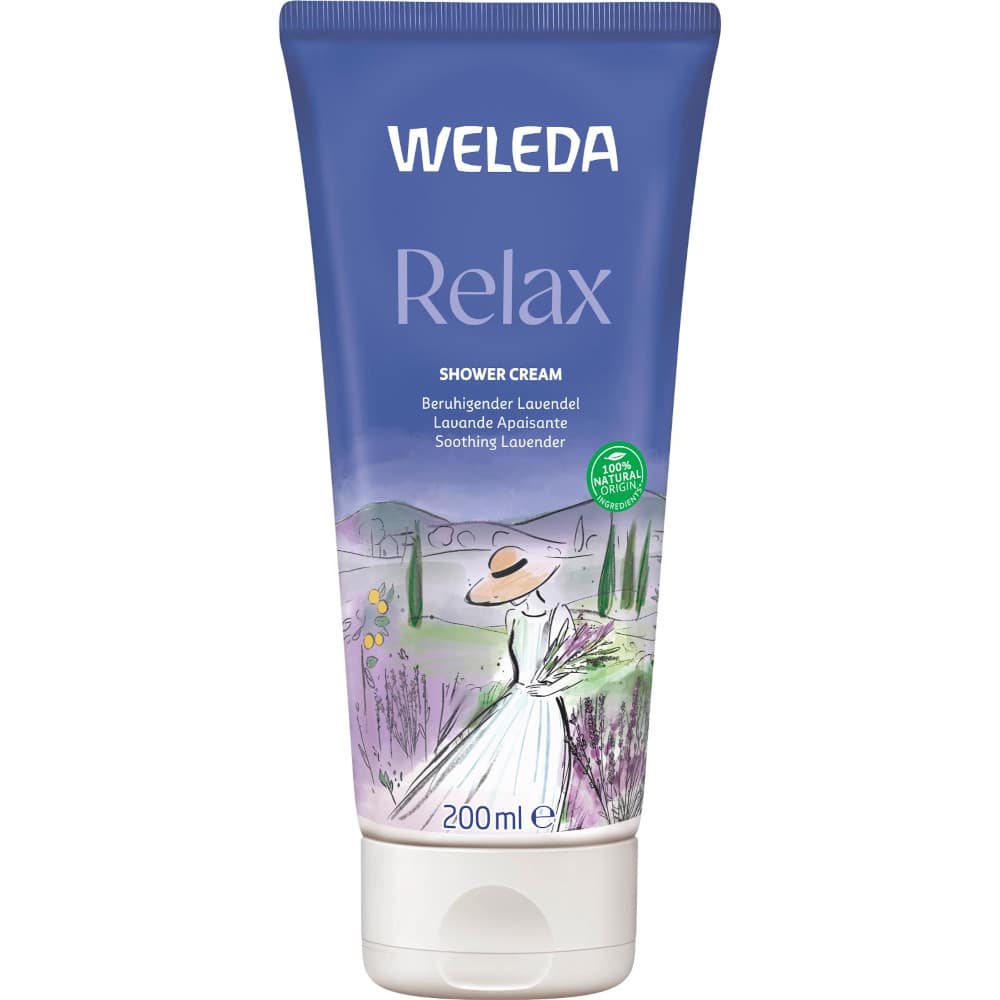 Weleda Relax Shower Cream Lavendel 200 ml Duschgel