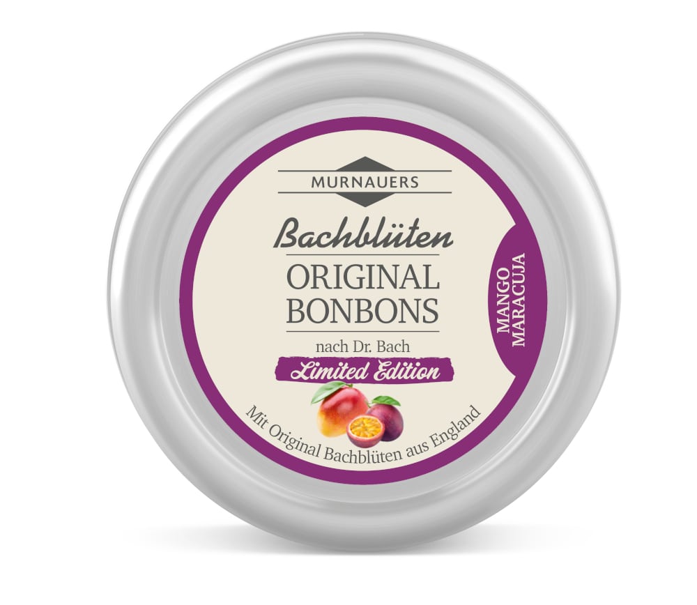 Bachblüten MURNAUERS ORIGINAL BONBONS MANGO MARACUJA 50 g Bonbons
