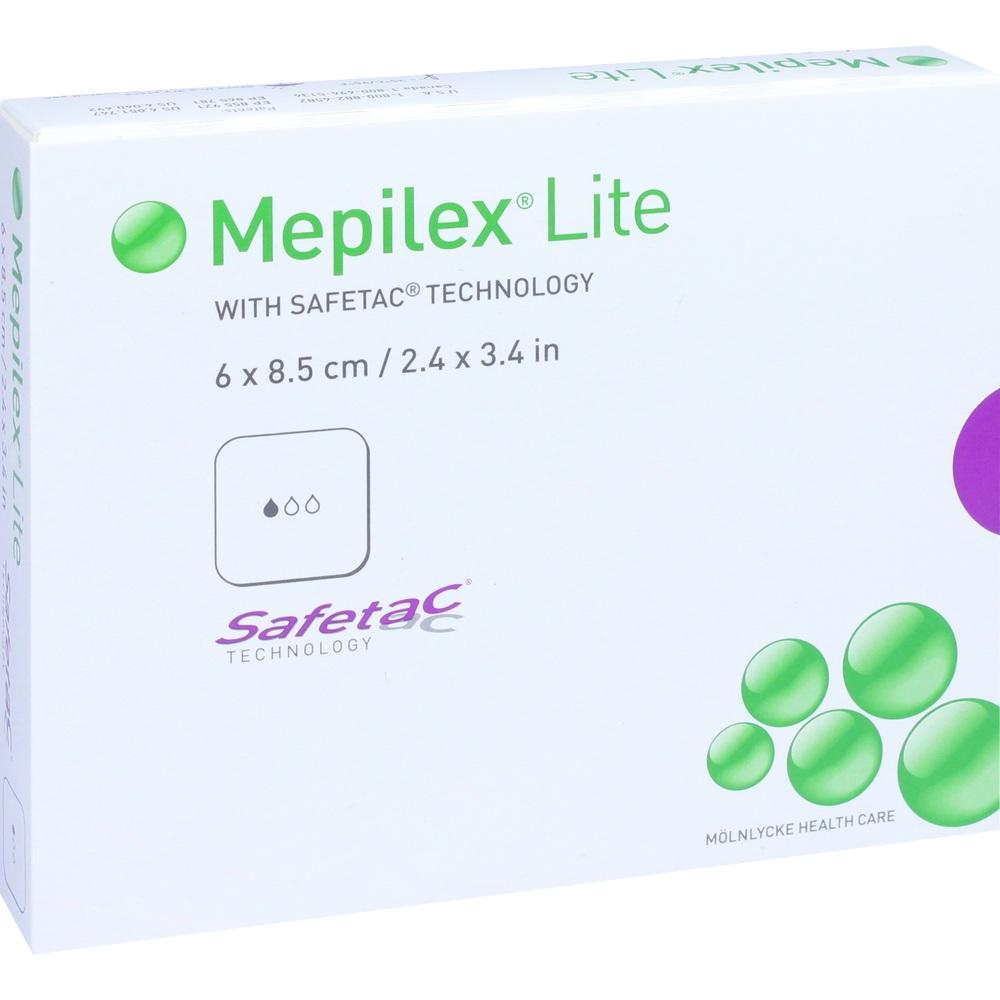 MEPILEX Lite Schaumverband 6x8,5 cm steril 5 St Verband