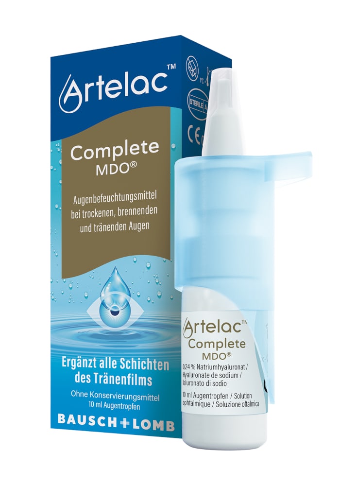 Artelac Complete MDO Augentropfen für trockene Augen 10 ml Augentropfen