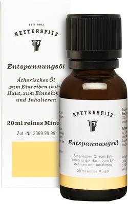 RETTERSPITZ Entspannungsöl 20 ml Ätherisches Öl