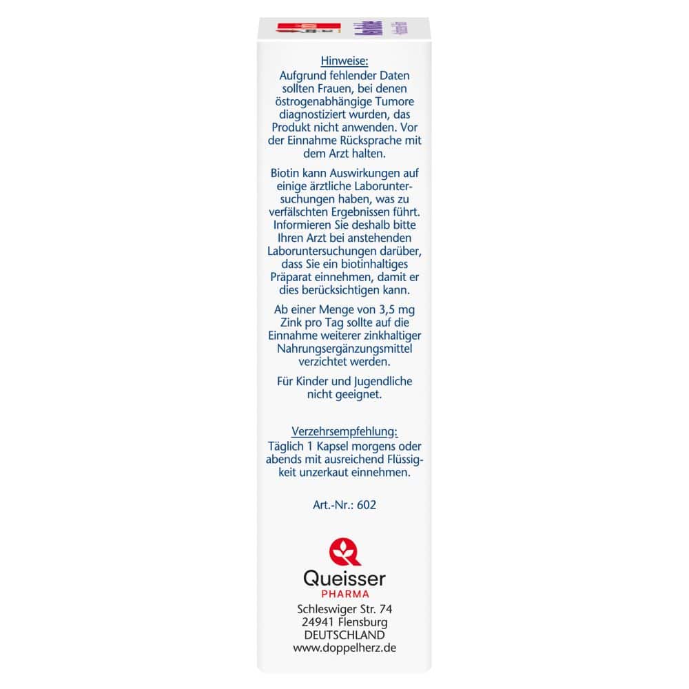 Doppelherz aktiv Meno Rotklee + Nachtkerzenöl + Biotin 30 St Kapseln
