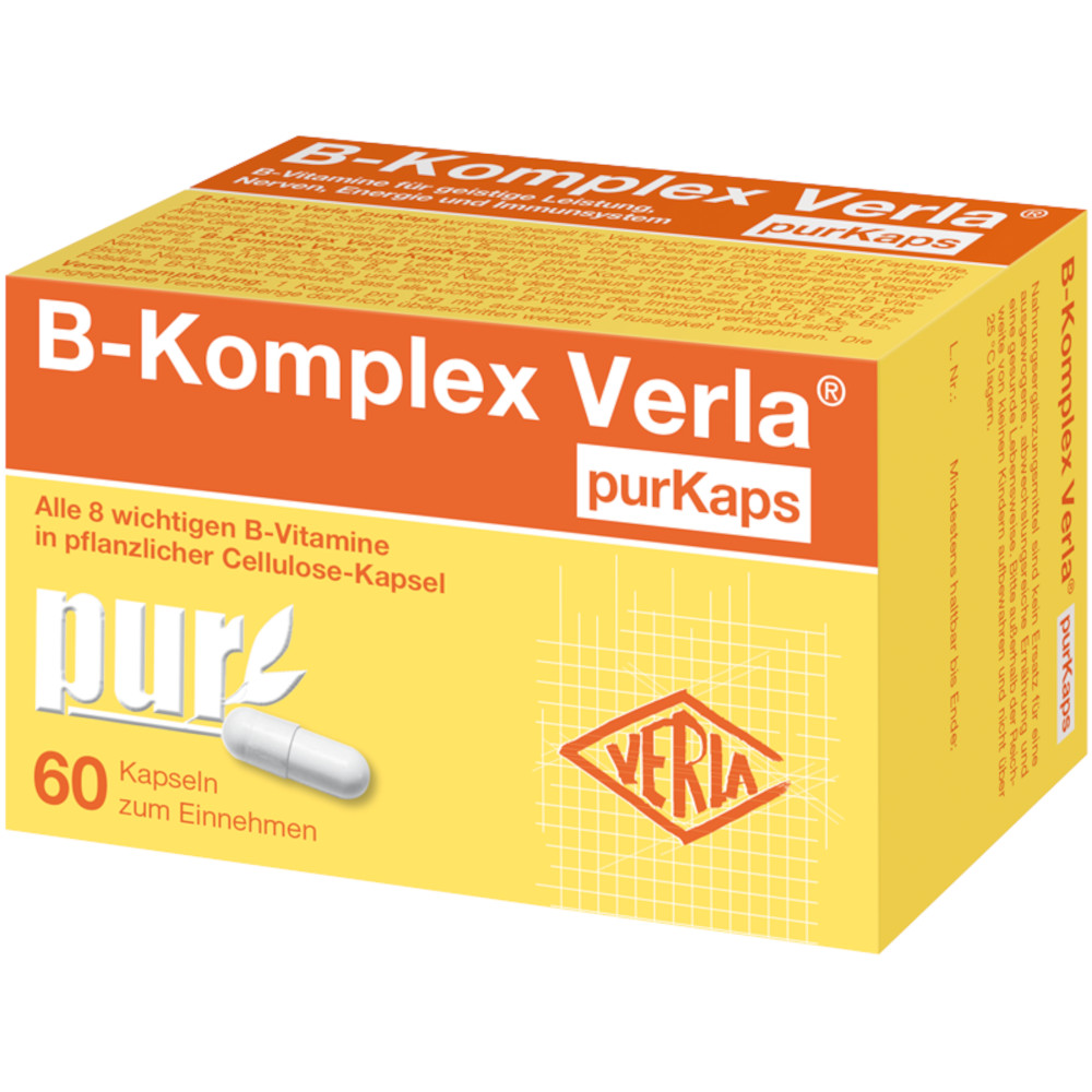 B-Komplex Verla purKaps 60 St Kapseln