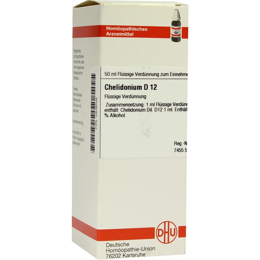 CHELIDONIUM D 12 Dilution 50 ml Dilution
