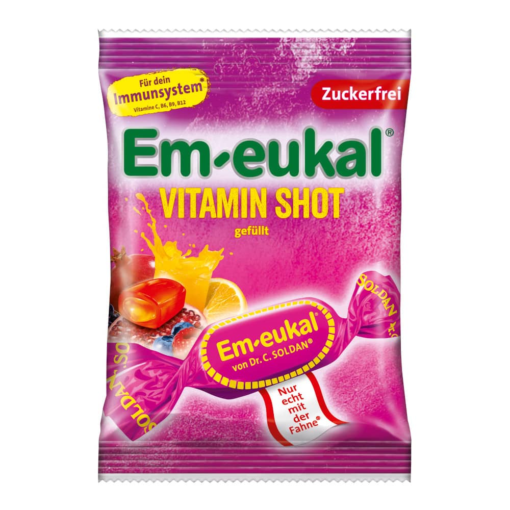 Em-eukal  VITAMIN SHOT gefüllt 75 g Bonbons