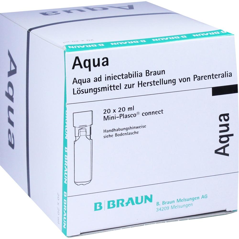AQUA AD injectabilia Miniplasco connect Inj.-Lsg. 20X20 ml Injektionslösung