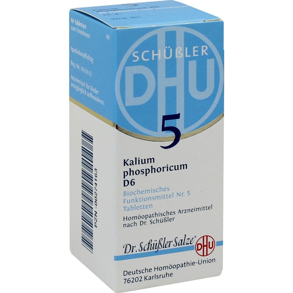 DHU Schüßler-Salz Nr. 5 Kalium phosphoricum D6  80 St Tabletten