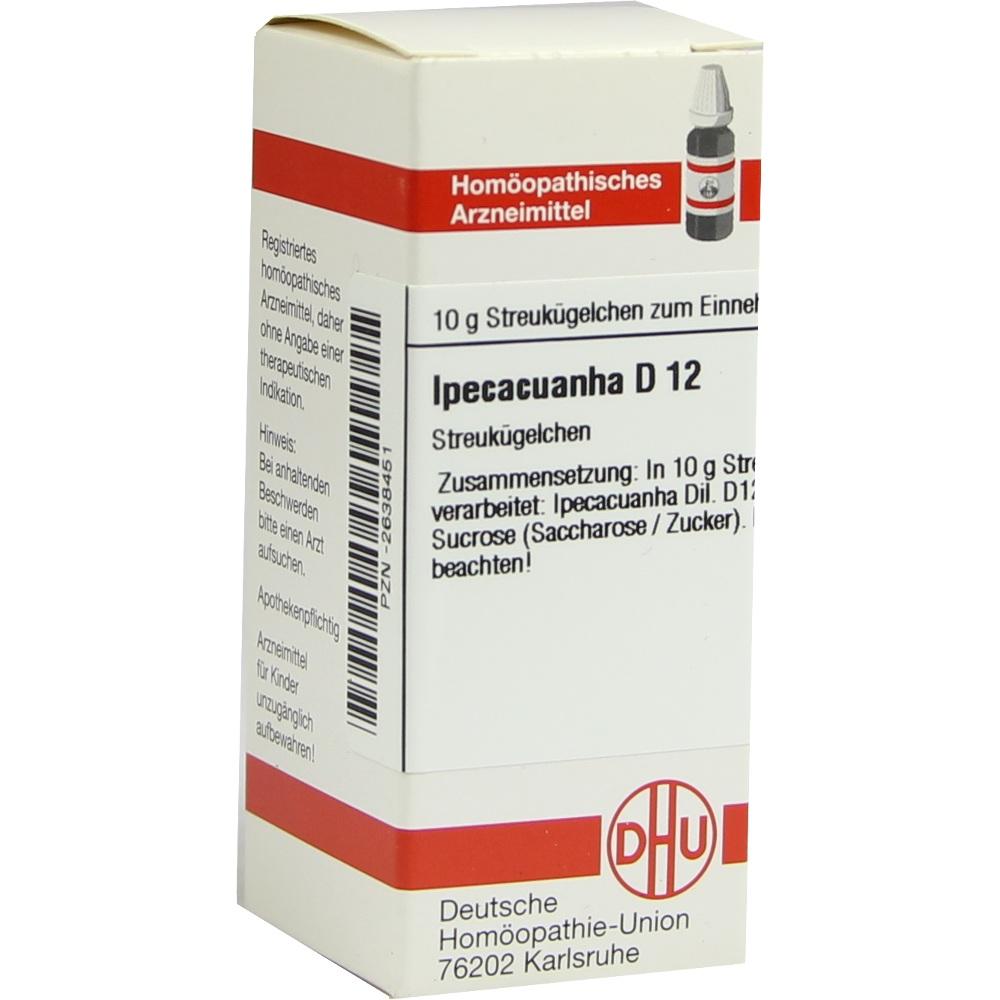 IPECACUANHA D 12 Globuli 10 g Globuli