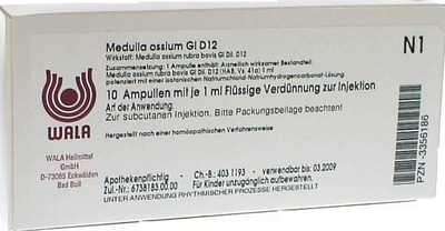 WALA Medulla ossium GL D12 10X1 ml Ampullen