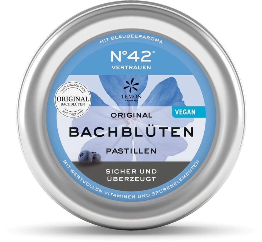 ORIGINAL BACHBLÜTEN PASTILLEN No 42 VERTRAUEN  50 g Pastillen
