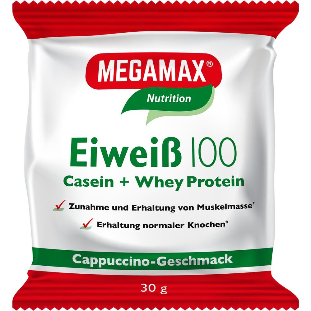 EIWEISS 100 Cappuccino Megamax Pulver 30 g Pulver
