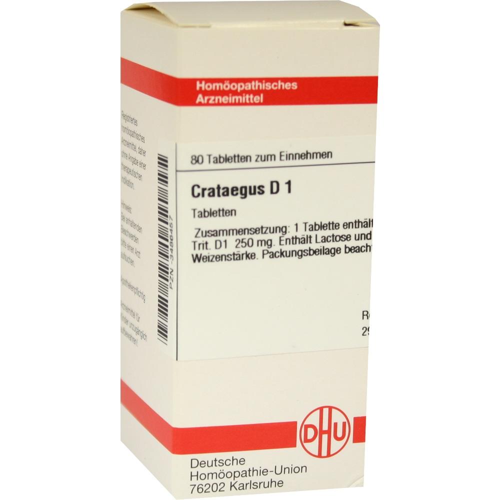 CRATAEGUS D 1  80 St Tabletten