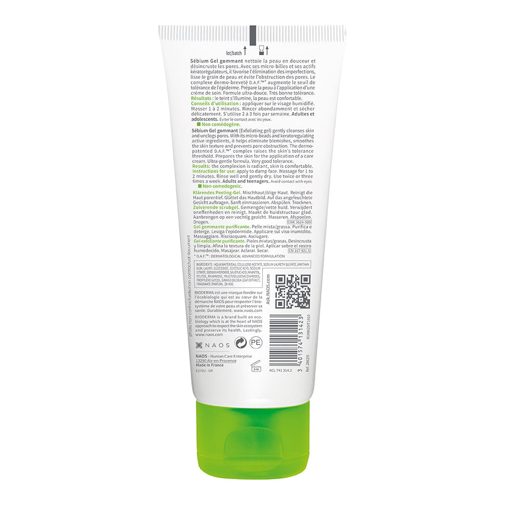 BIODERMA Sebium Gommant Reinigendes Peeling-Gel  100 ml Gel