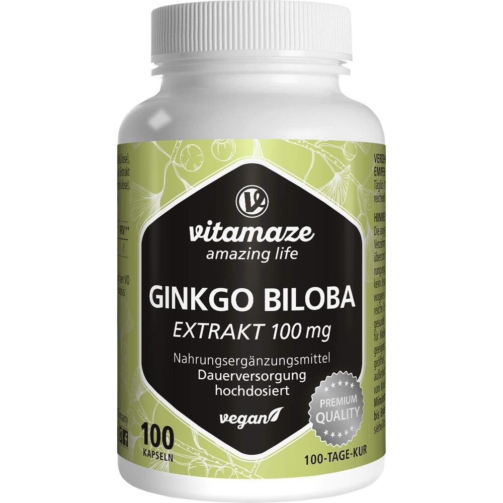 vitamaze GINKGO BILOBA 100 mg  100 St Kapseln