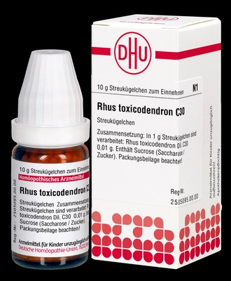 RHUS TOXICODENDRON C 30 Globuli 10 g Globuli