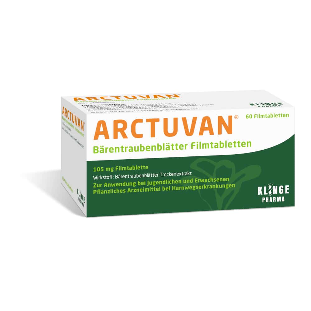 ARCTUVAN Bärentraubenblätter 60 St Filmtabletten
