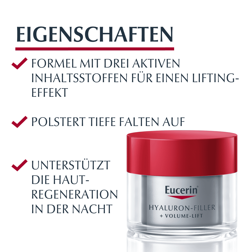 Eucerin HYALURON FILLER + VolumeLift Nachtpflege Creme  50 ml Creme