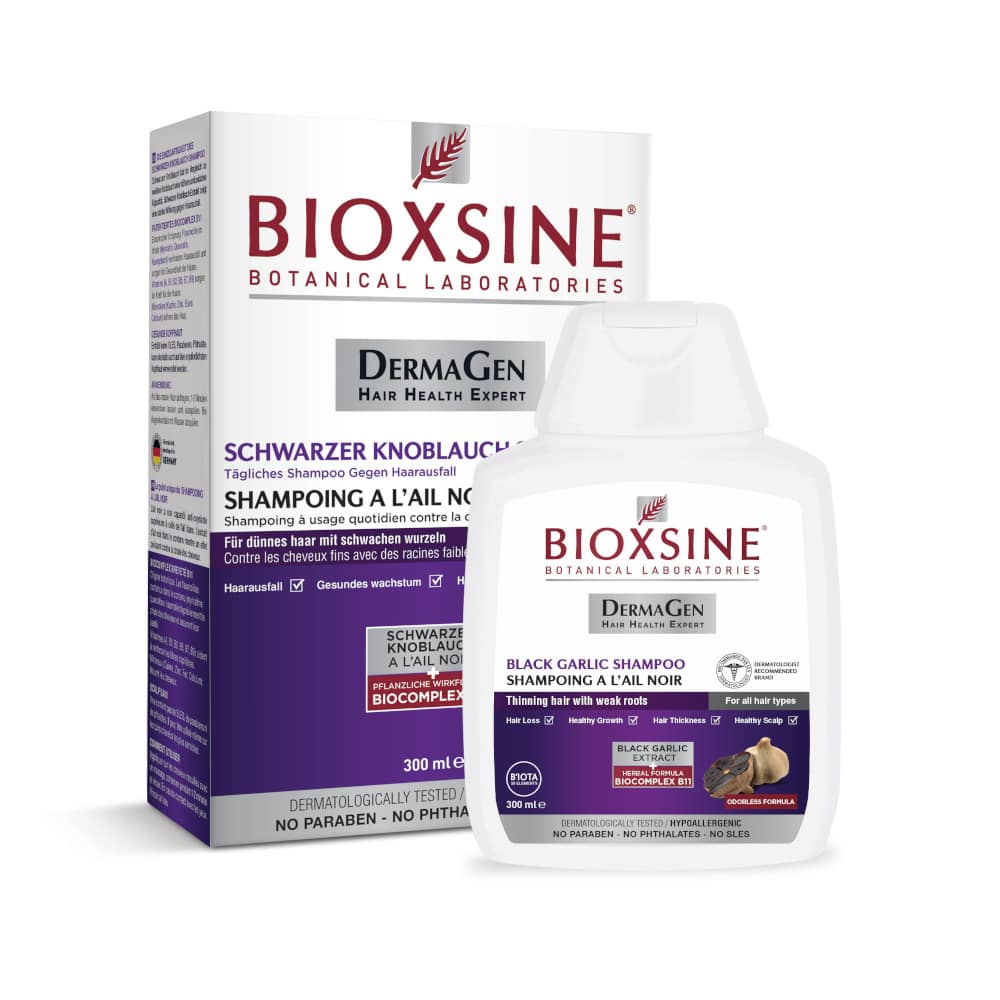 BIOXSINE DermaGen Schwarzer Knoblauch 300 ml Shampoo