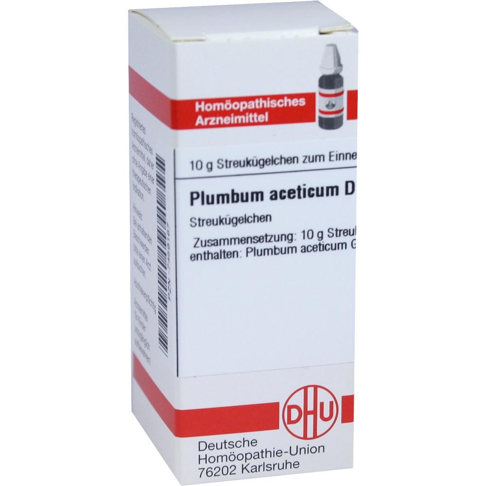 PLUMBUM ACETICUM D 6 Globuli 10 g Globuli