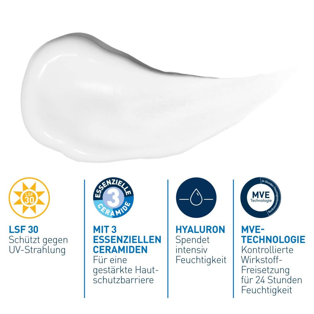 CeraVe Feuchtigkeitsspendende Gesichtscreme SPF30 52 ml Creme