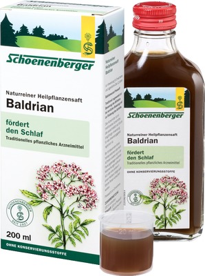 Schoenenberger Naturreiner Heilpflanzensaft Baldrian 200 ml Saft